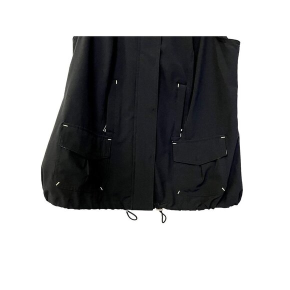 Chico's Zenergy Hooded Black Zip Up Vest - Picture 10 of 12